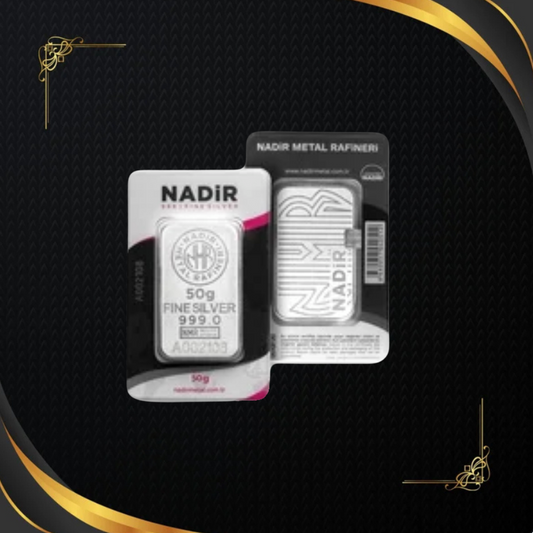 50 G Silver Nadir Bars