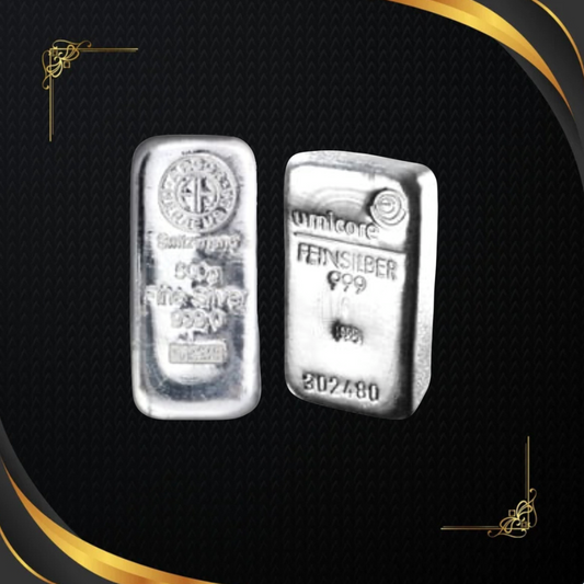 500 G Silver Bars